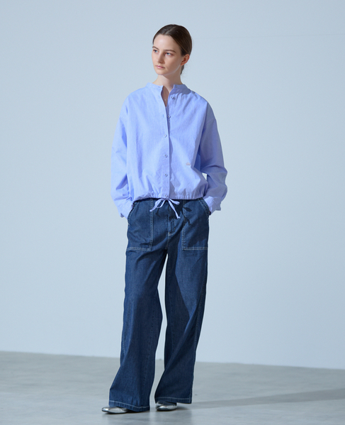 《別注》【something/サムシング】イージーベイカーパンツ 詳細画像 ブルー 2