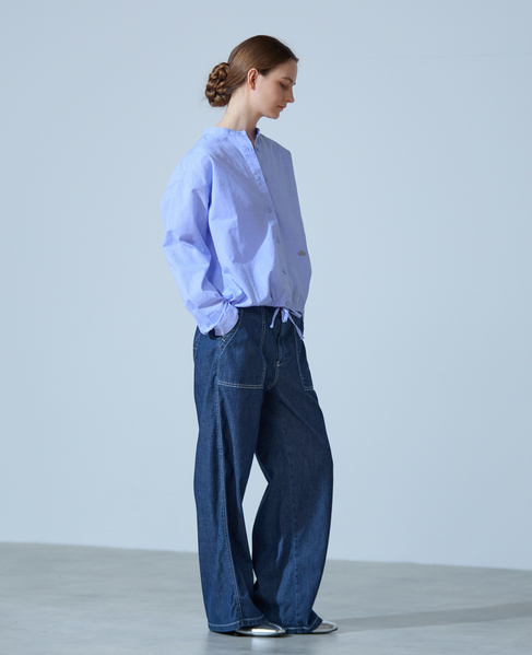 《別注》【something/サムシング】イージーベイカーパンツ 詳細画像 ブルー 4