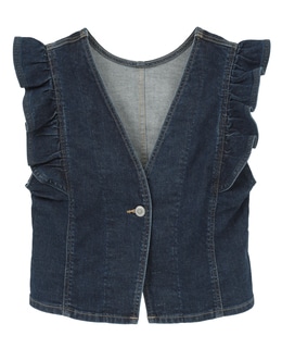 【something/サムシング】FRILL SLEEVE 2way BUSTIER