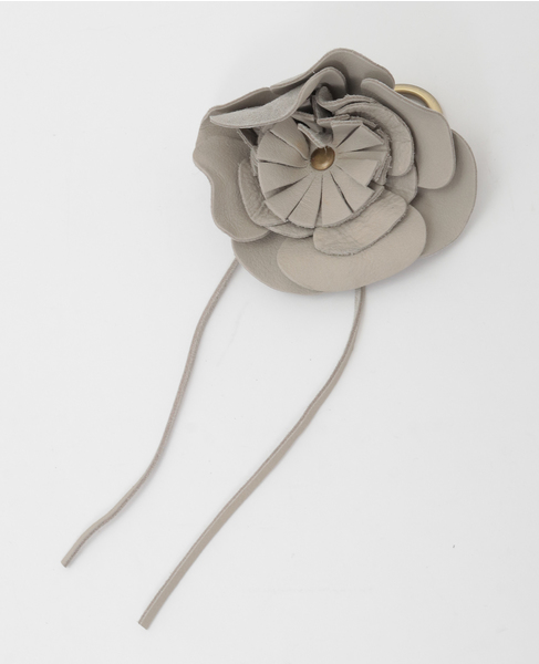 【Ampersand/アンパサンド】フラワーコサージュチャーム 詳細画像 サンドベージュ 1