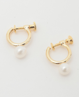 【utilite/ユティリテ】一粒パールイヤリング