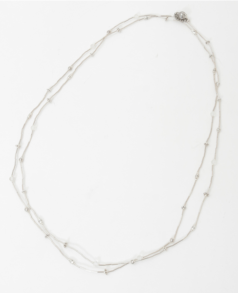 【CO STARRING】パーツミックス ロングネックレス 詳細画像 シルバー 1