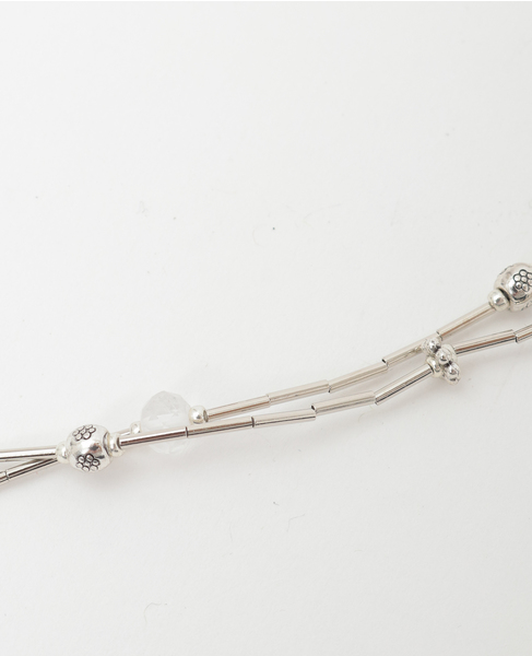 【CO STARRING】パーツミックス ロングネックレス 詳細画像 シルバー 2