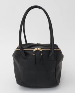 【Ampersand/アンパサンド】ジップレザーボストンバック