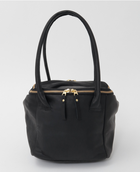 【Ampersand/アンパサンド】ジップレザーボストンバック 詳細画像 ブラック 1