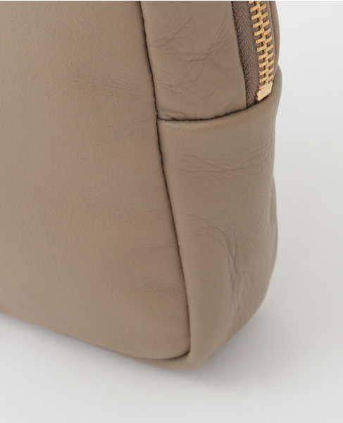 【Ampersand/アンパサンド】レザーBOXバック 詳細画像 ベージュ 5