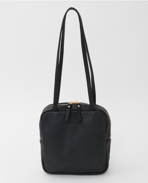 【Ampersand/アンパサンド】レザーBOXバック 詳細画像 ブラック 1