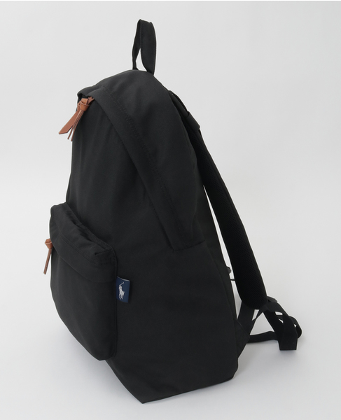 【POLO RALPH LAUREN/ポロラルフローレン】レザートリムバックパック 詳細画像 ブラック 2