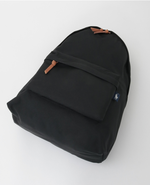 【POLO RALPH LAUREN/ポロラルフローレン】レザートリムバックパック 詳細画像 ブラック 7