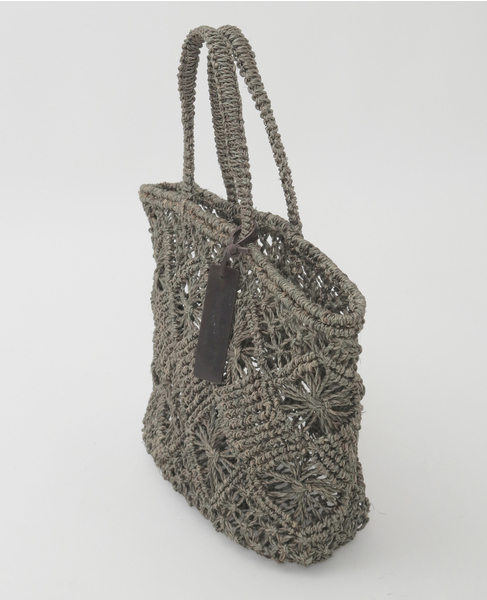 【Bagmati/バグマティ】アバカ　カゴトートバック中 詳細画像 チョコ 2