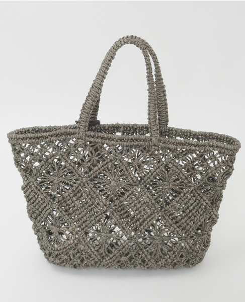 【Bagmati/バグマティ】アバカ　カゴトートバック中 詳細画像 チョコ 3