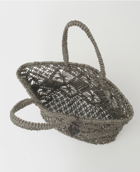 【Bagmati/バグマティ】アバカ　カゴトートバック中 詳細画像 チョコ 6