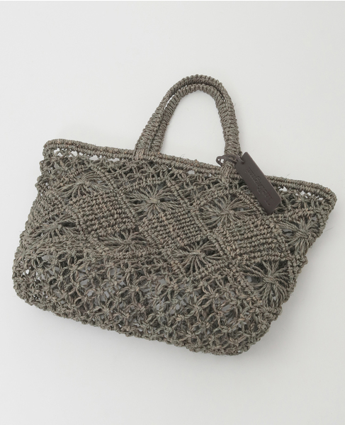 【Bagmati/バグマティ】アバカ　カゴトートバック中 詳細画像 チョコ 7