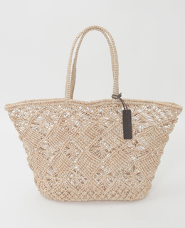 【Bagmati/バグマティ】アバカ　カゴトートバック大