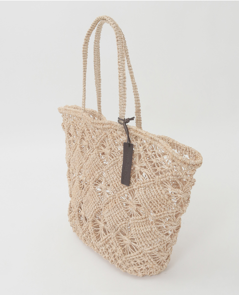 【Bagmati/バグマティ】アバカ　カゴトートバック大 詳細画像 ナチュラル 2