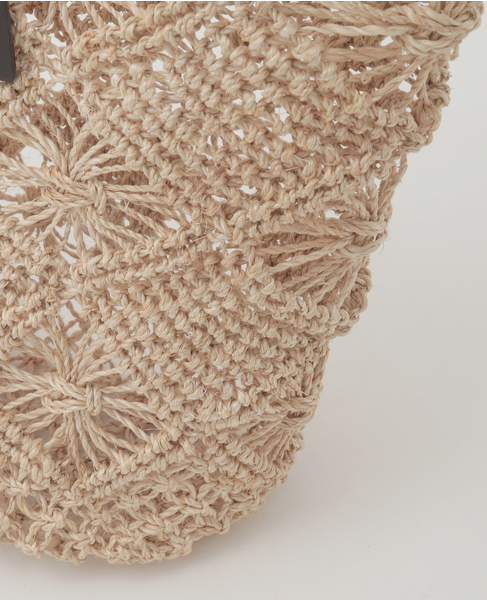 【Bagmati/バグマティ】アバカ　カゴトートバック大 詳細画像 ナチュラル 6