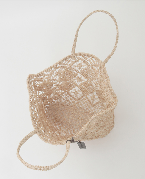 【Bagmati/バグマティ】アバカ　カゴトートバック大 詳細画像 ナチュラル 8