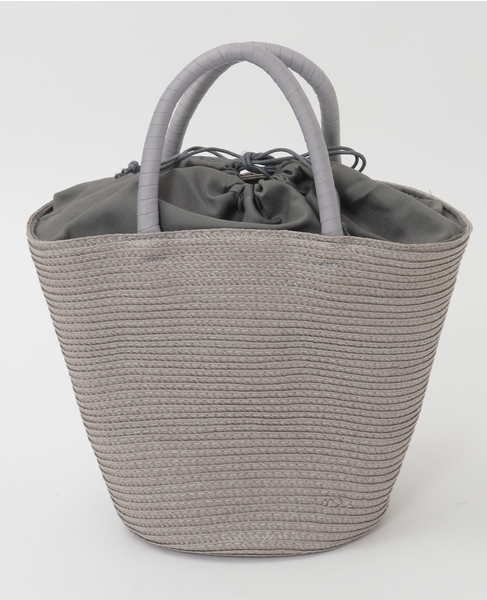 【テーパードコロールバッグ】 詳細画像 グレー 1