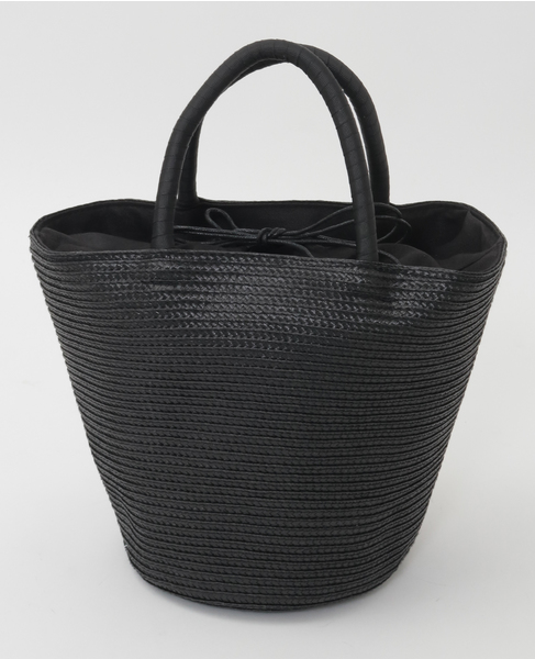 【テーパードコロールバッグ】 詳細画像 ブラック 1