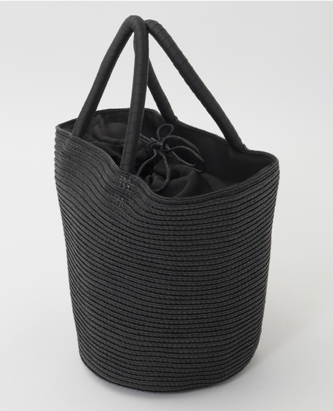 【テーパードコロールバッグ】 詳細画像 ブラック 2