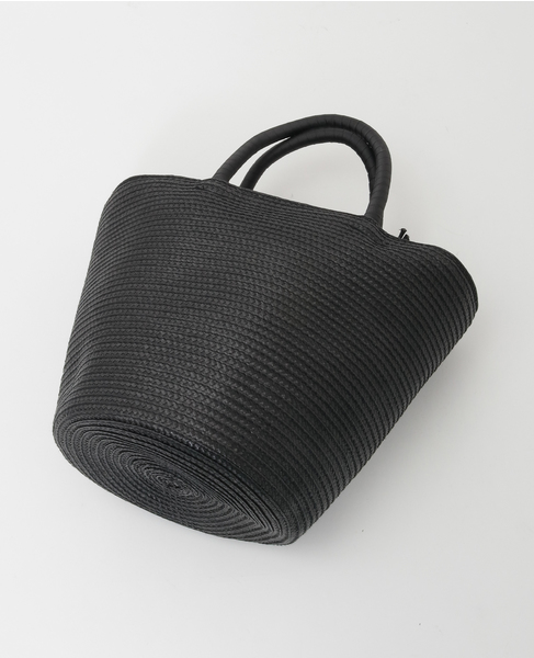 【テーパードコロールバッグ】 詳細画像 ブラック 4