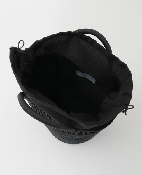 【テーパードコロールバッグ】 詳細画像 ブラック 7