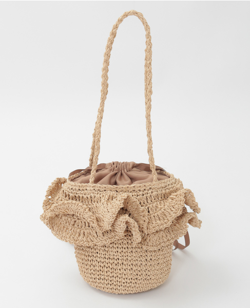 フリルショルダーバッグ 詳細画像 ナチュラル 3