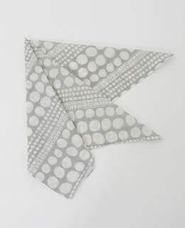 【ドット＆スクエアブロックプリントハンカチ】