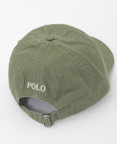 【POLO RALPH LAUREN/ポロラルフローレン】コットンチノベースボールキャップ 詳細画像 カーキ 3