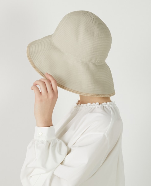 【グログランテープハット】 詳細画像 ベージュ 4