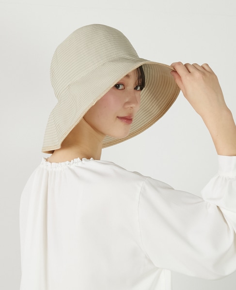 【グログランテープハット】 詳細画像 ベージュ 5