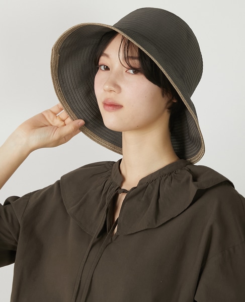 【グログランテープハット】 詳細画像 ダークグレー 1