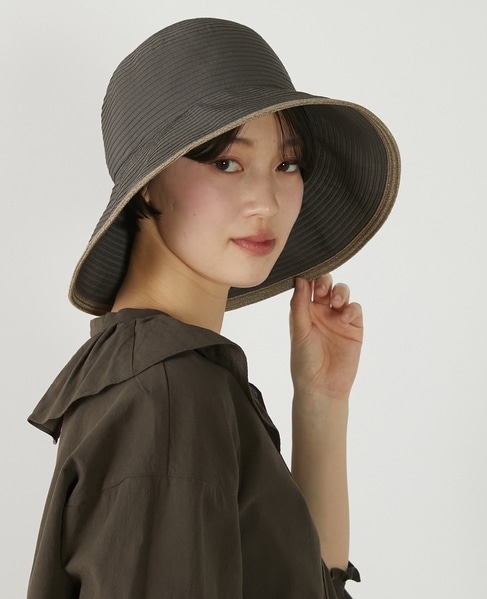 【グログランテープハット】 詳細画像 ダークグレー 6