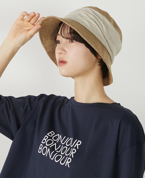 【クリップ付き切替ハット】 詳細画像 ホワイト 1