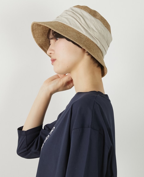 【クリップ付き切替ハット】 詳細画像 ホワイト 4