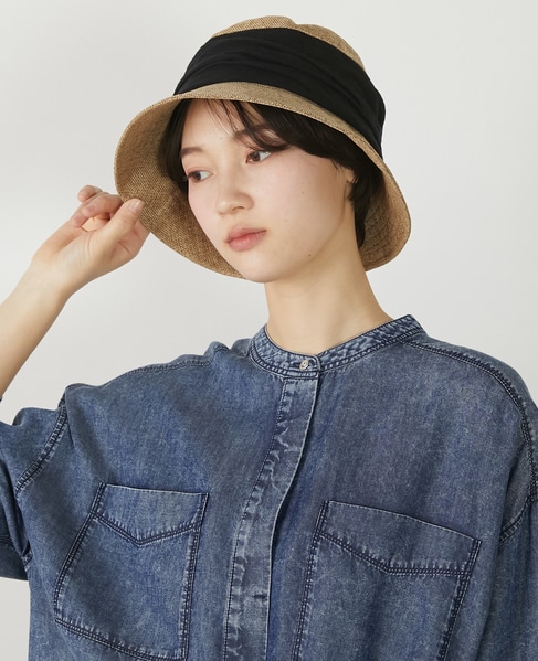 【クリップ付き切替ハット】 詳細画像 ブラック 2