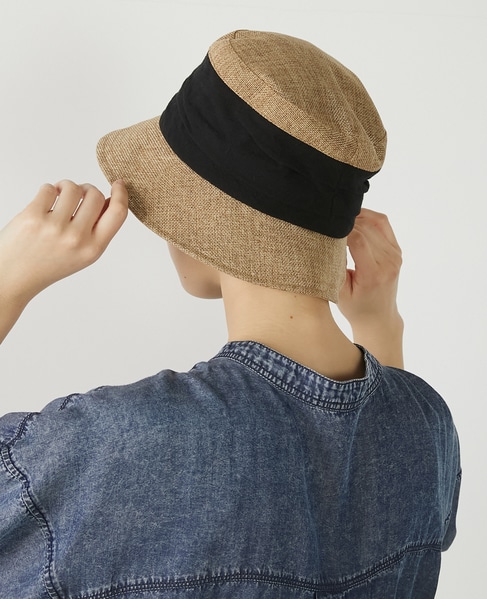 【クリップ付き切替ハット】 詳細画像 ブラック 4