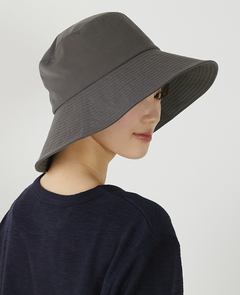 【ファブリックステッチハット】 詳細画像 ダークグレー 5