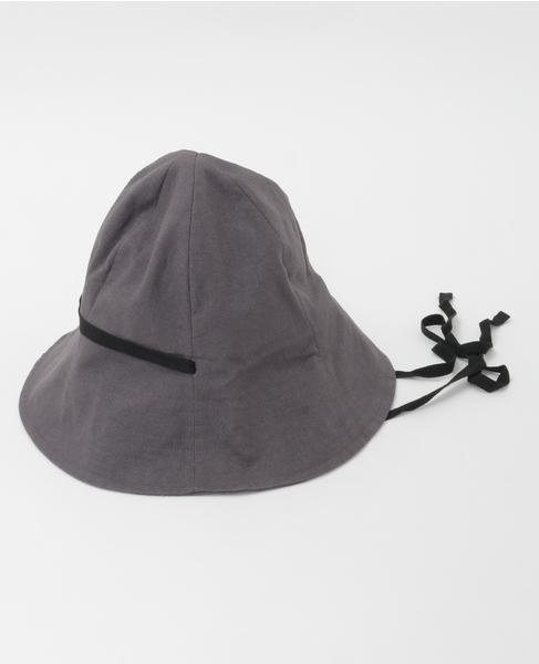 リボン付きパネルハット 詳細画像 ダークグレー 2