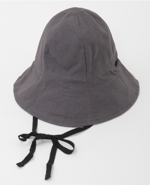 リボン付きパネルハット 詳細画像 ダークグレー 3