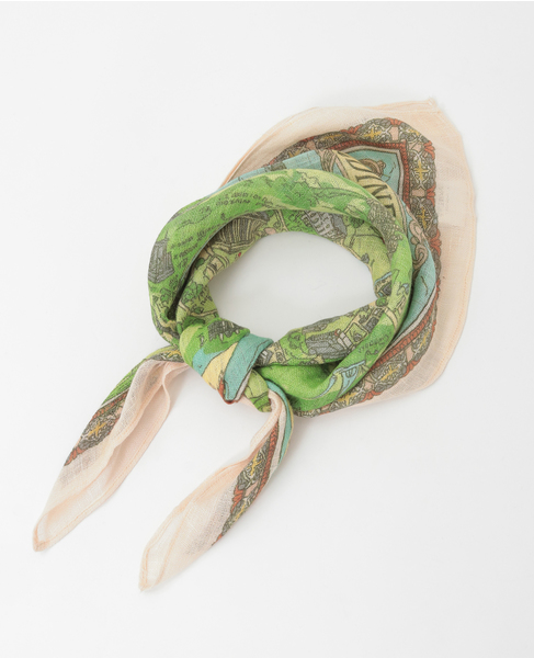 【BAGMATI/バグマティ】リネンスカーフ 詳細画像 ベージュ 6