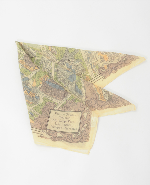 【BAGMATI/バグマティ】コットンスカーフ 詳細画像 イエロー 1