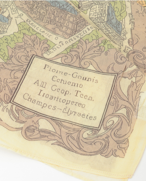 【BAGMATI/バグマティ】コットンスカーフ 詳細画像 イエロー 2