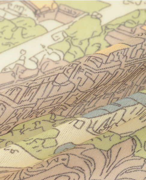 【BAGMATI/バグマティ】コットンスカーフ 詳細画像 イエロー 5