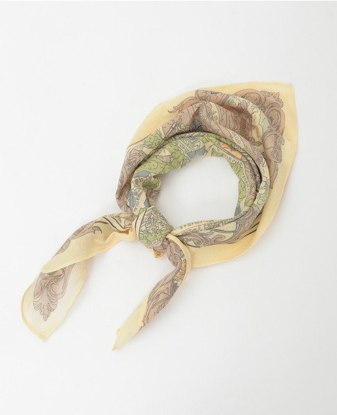 【BAGMATI/バグマティ】コットンスカーフ 詳細画像 イエロー 6