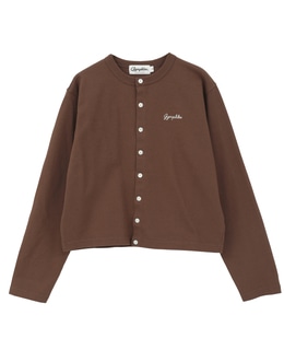 【Gymphlex/ジムフレックス】ショートクルーネックカーディガン