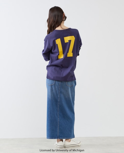 【GOOD ROCK SPEED/グッドロックスピード】UNIVERSITY OF MICHIGAN Tシャツ 詳細画像 ネイビー 10