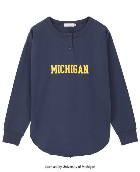【GOOD ROCK SPEED/グッドロックスピード】UNIVERSITY OF MICHIGAN Tシャツ 詳細画像 ネイビー 13
