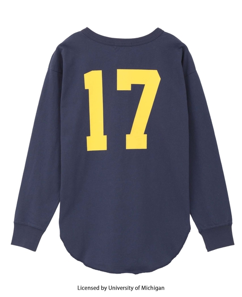 【GOOD ROCK SPEED/グッドロックスピード】UNIVERSITY OF MICHIGAN Tシャツ 詳細画像 ネイビー 14