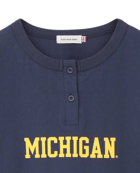 【GOOD ROCK SPEED/グッドロックスピード】UNIVERSITY OF MICHIGAN Tシャツ 詳細画像 ネイビー 3